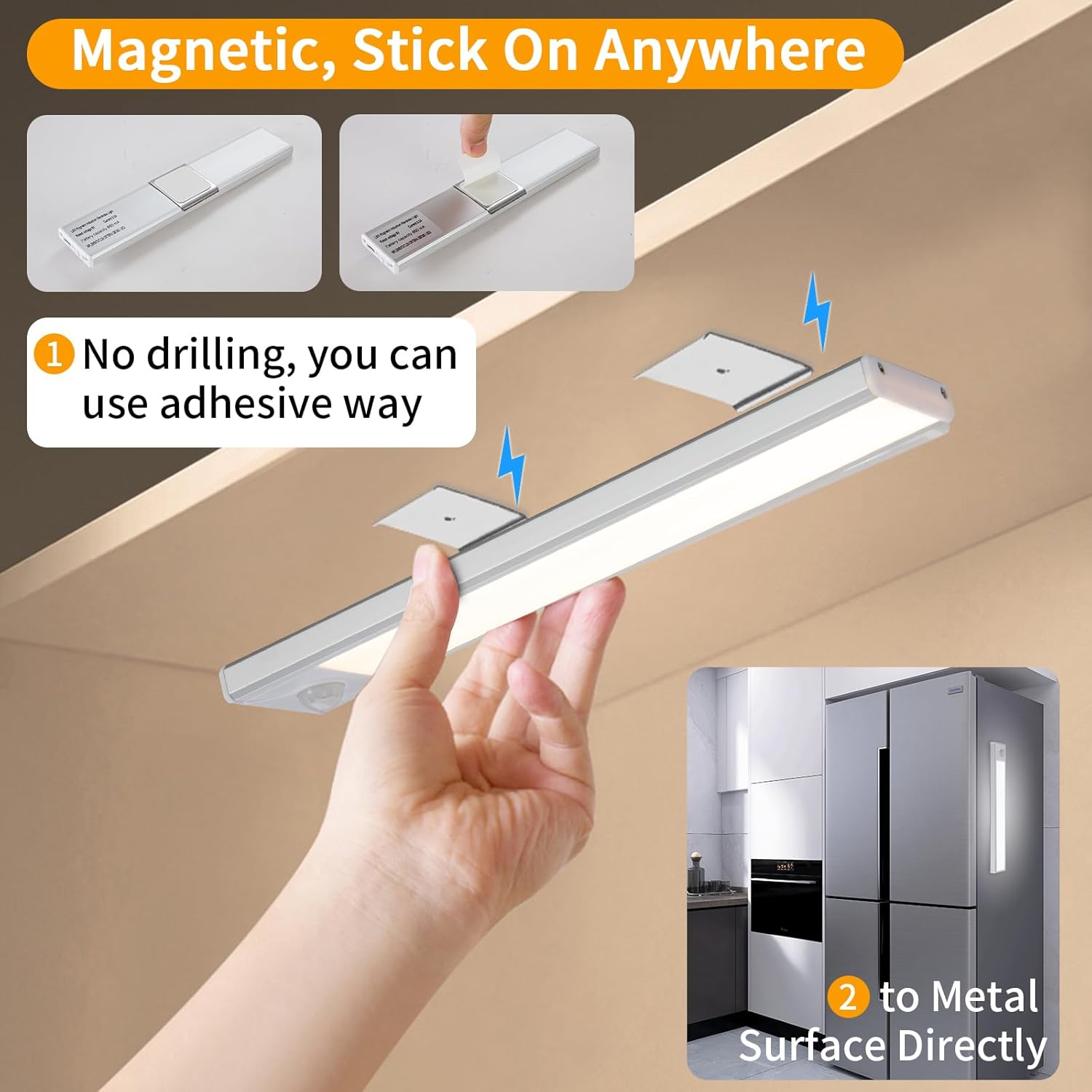 Intelligent Motion-Activated Ambient Lighting – Wireless & Rechargeable LED Series